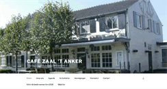 Desktop Screenshot of cafe-zaal-het-anker.nl